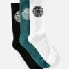 Mens Wetty Crew Sock - 3 Pack