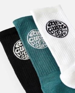 Mens Wetty Crew Sock - 3 Pack -Dawn Sport Water Shop 009mso 3282 3