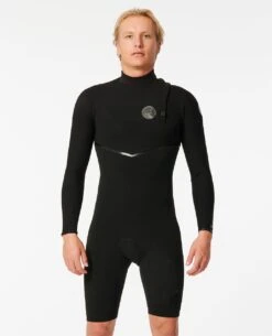 E-Bomb 2mm Zip Free Long Sleeve Short Leg Springsuit