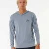 Stack UV Long Sleeve Hood Rash Vest