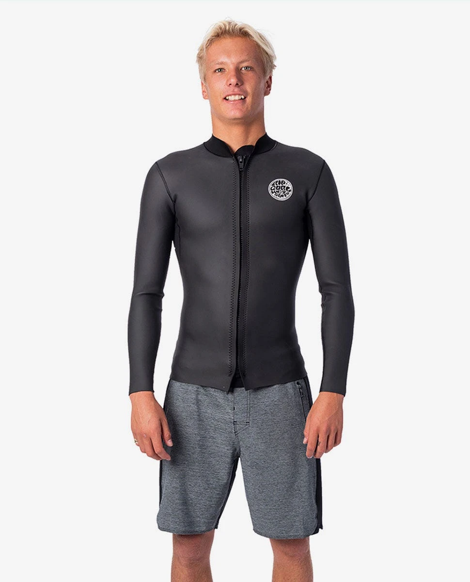 Dawn Patrol 1.5mm Long Sleeve Front Zip Jacket 1 Dawn Patrol 1.5mm Long Sleeve Front Zip Jacket